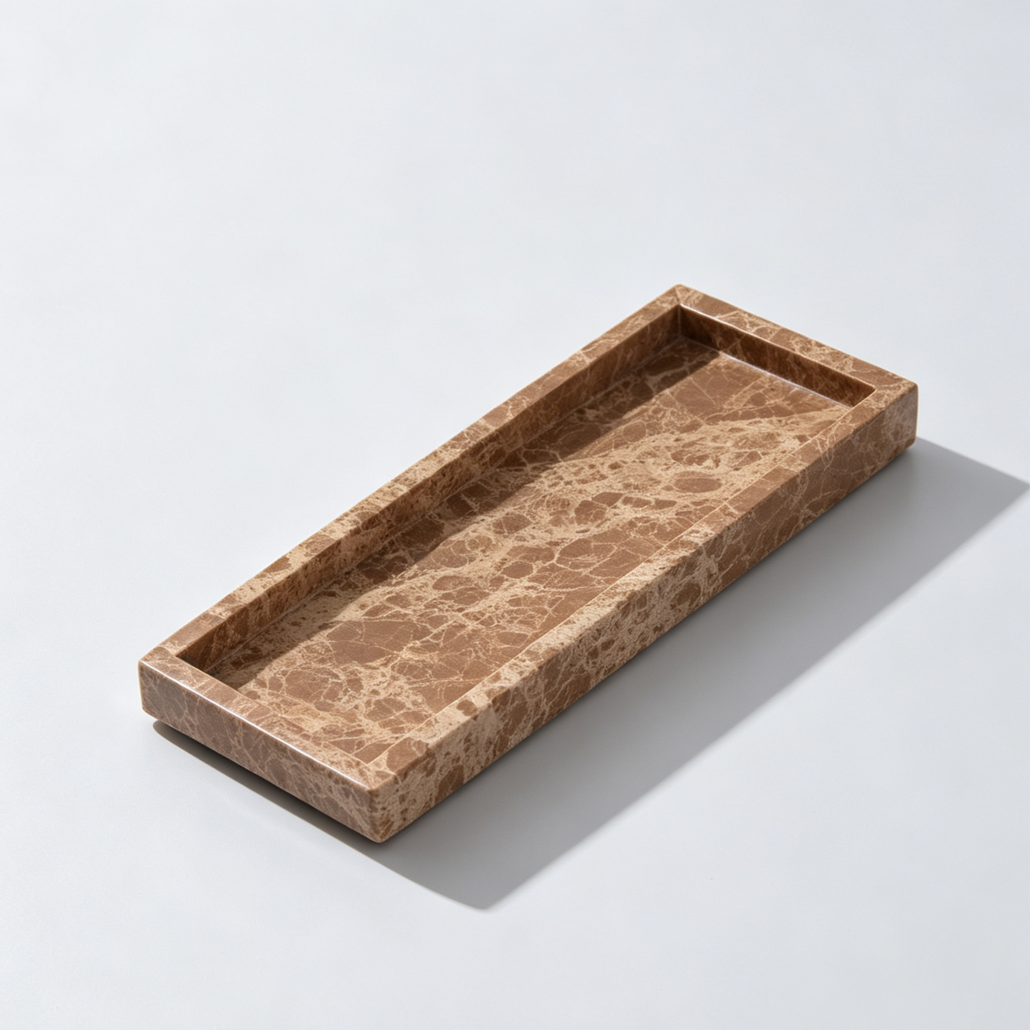 Handmade Marble Tray, Natural Stone Serving Tray, Coffee Table Decor, Luxury Kitchen Accessories, Decorative Marble Tray, Home Decor Gift